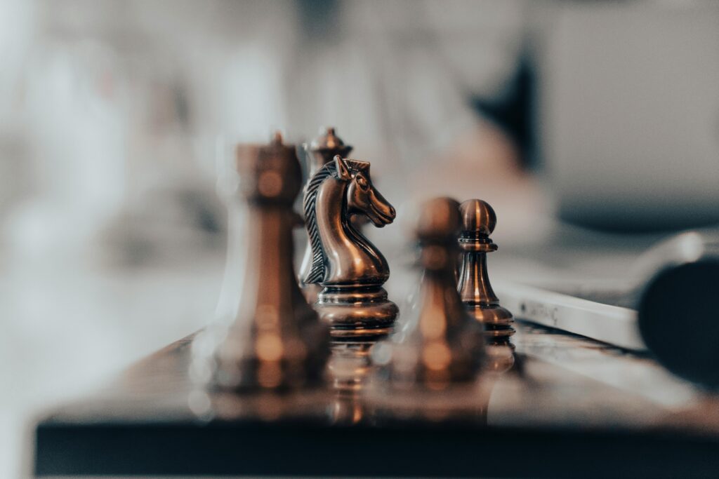 chess board focus for Creative marketing strategies